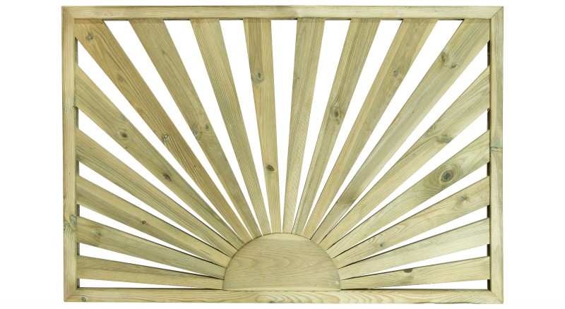 Sunburst Deck Panel 1130 X 760 Earnshaws Fencing Centres