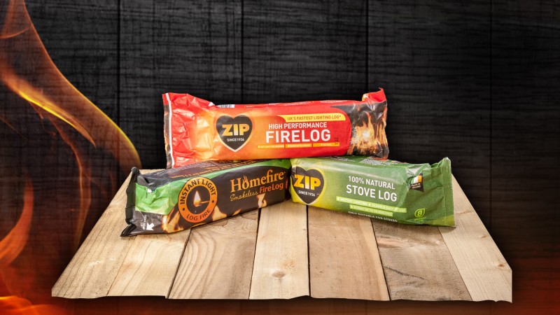 Homefire smokeless instant light firelog | Earnshaws 