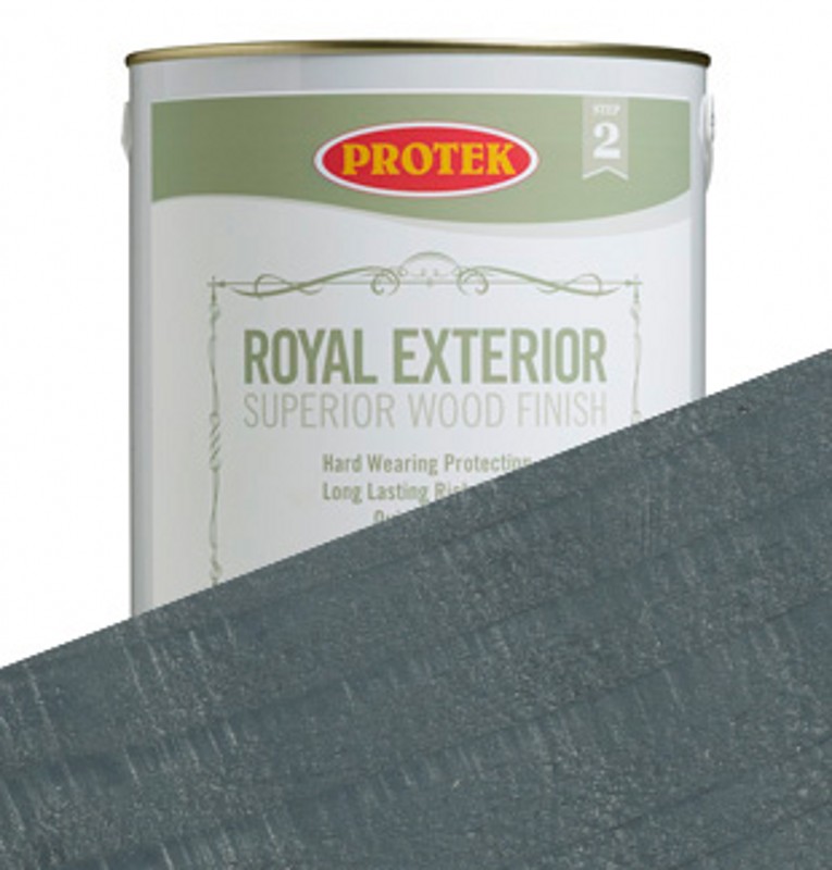 Protek Royal Exterior Slate Grey 2.5L Earnshaws Fencing