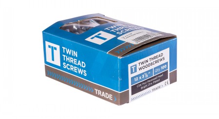 12 x 3 1/2" Twinthread Screws