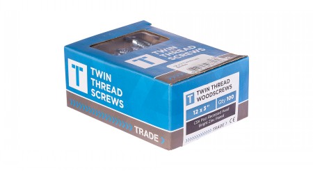 12 x 3" Twinthread Screws