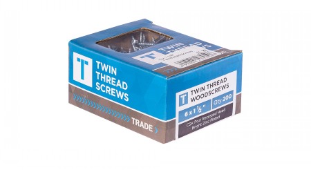 6 x 1 1/2" Twinthread Screws