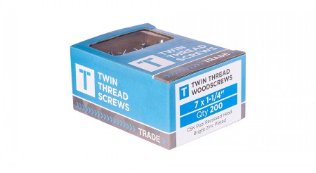 7 x 1 1/4" Twinthread Screws