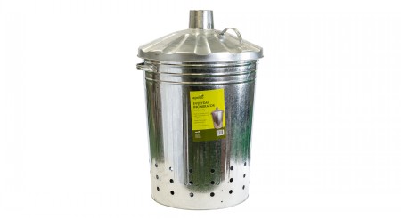 Galvanised Incinerator Bin