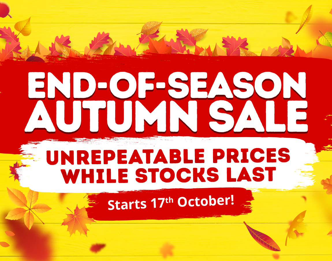 End-of-Season Autumn Sale!