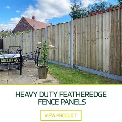 Heavy Duty Featheredge Fence Panels from Earnshaws