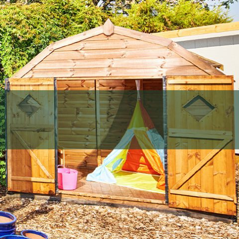 Earnshaws offer a huge range of wooden playhouses are perfect for giving children a little place of their own.