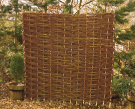 Earnshaws willow fence panels