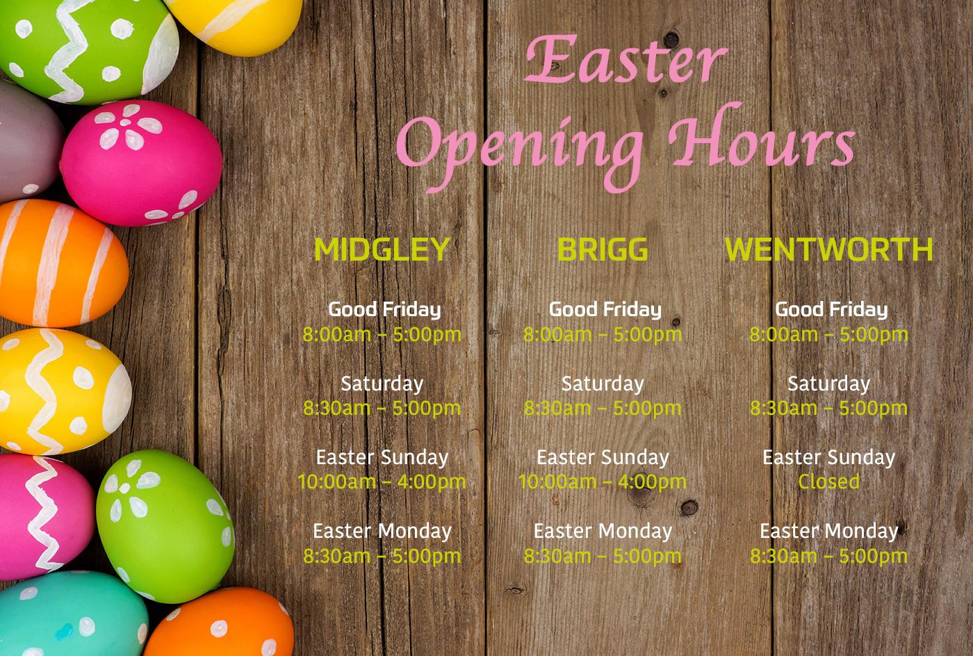 earnshaws fencing centres easter opening hours