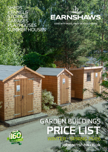 EFC Garden Buildings Price List Winter-Spring 25-26