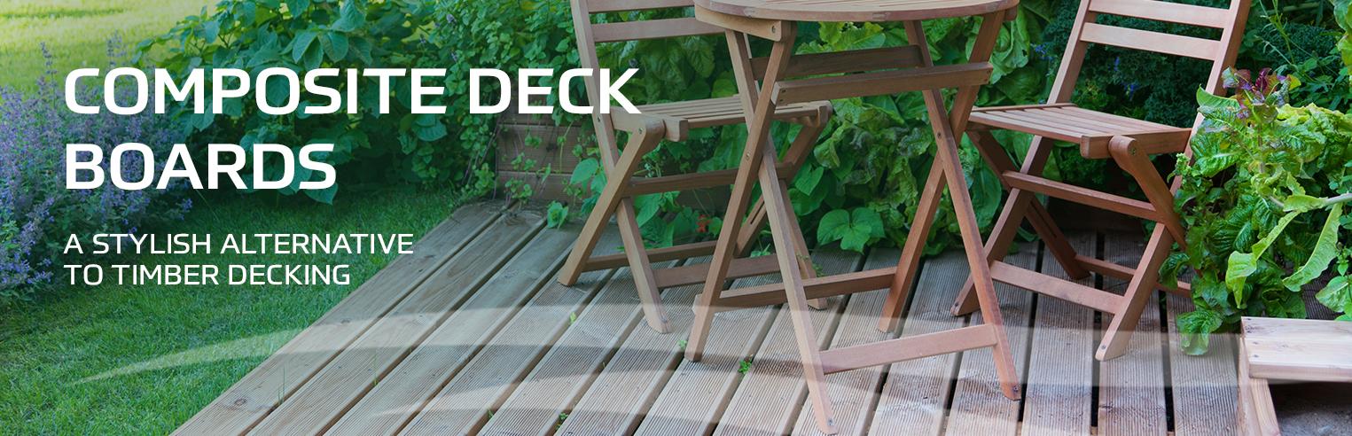 Composite decking is a durable, low maintenance and increasingly popular alternative to traditional timber decking.