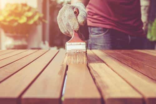 Earnshaws Fencing Centres Painting the Patio