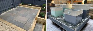 Timber Sleepers and Pots