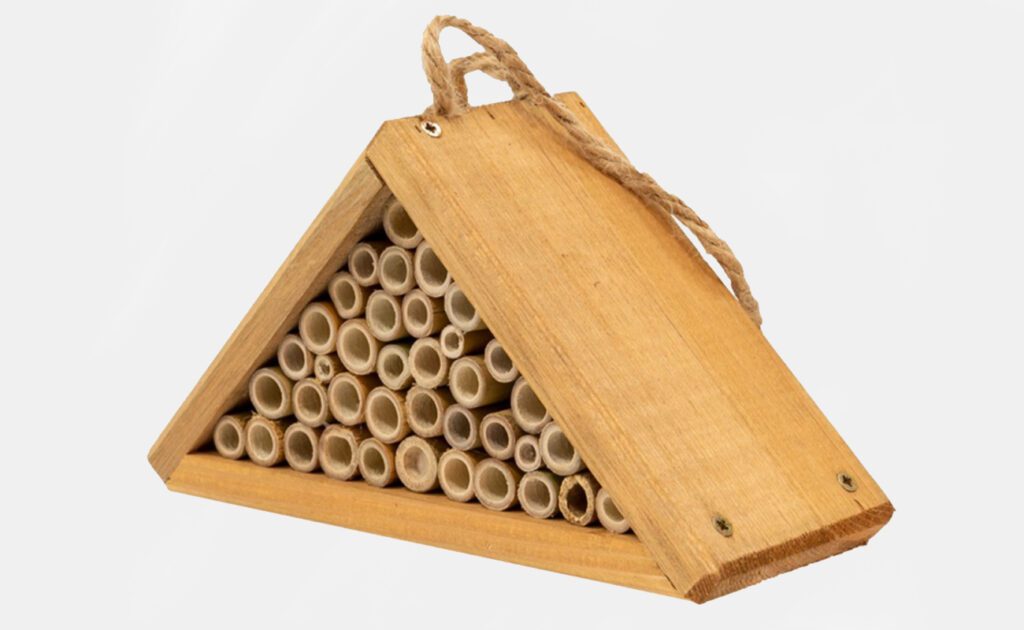 Triangular insect hotel from Earnshaws