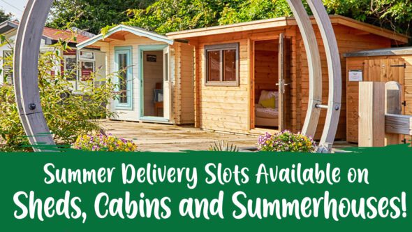 Time for a New  Shed, Cabin or Summerhouse?