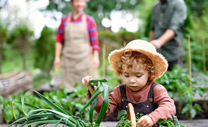 Child Gardening