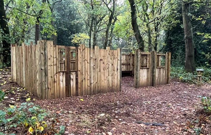 The Castle in the woods at our Midgley Centre