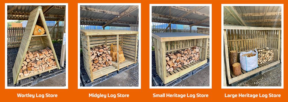 Earnshaws Firewood - Log Stores