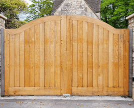 wooden gate