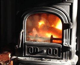 Firewood indoor heating