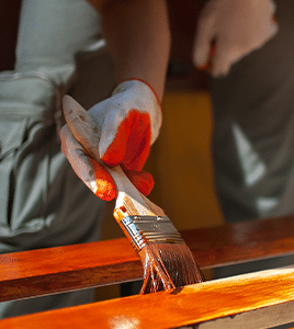 wood painting