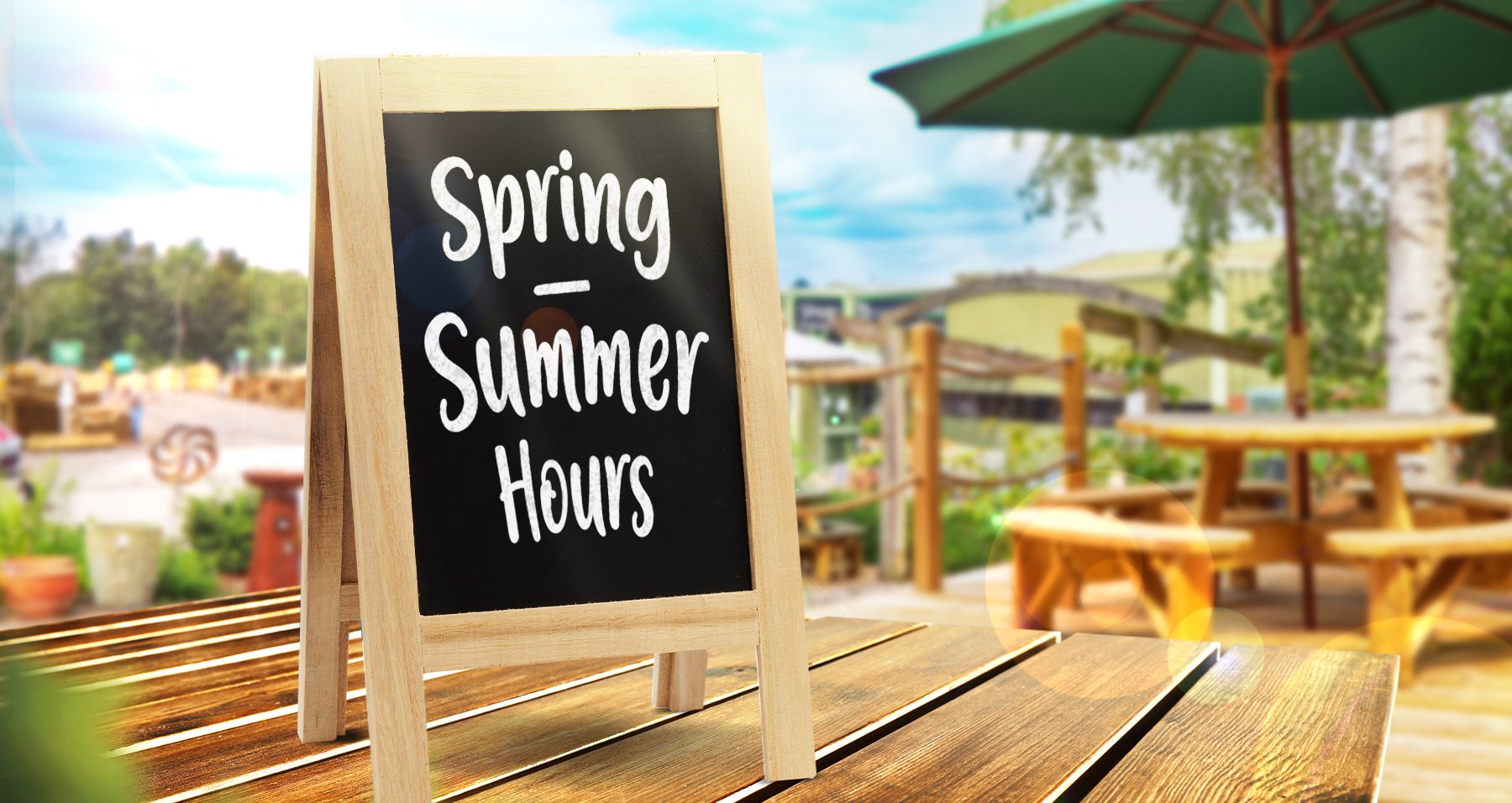 Spring-Summer Opening Hours