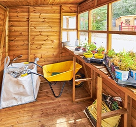 Garden Shed Interior