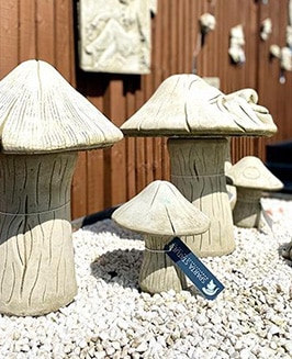 Stone garden ornaments