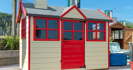 wooden playhouse