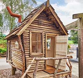 wooden playhouse