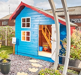 Wooden playhouse