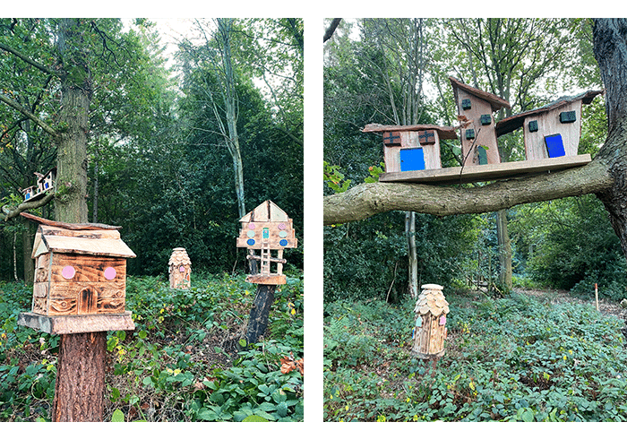 Fairy Houses at Midgley Earnshaws Fencing Centres