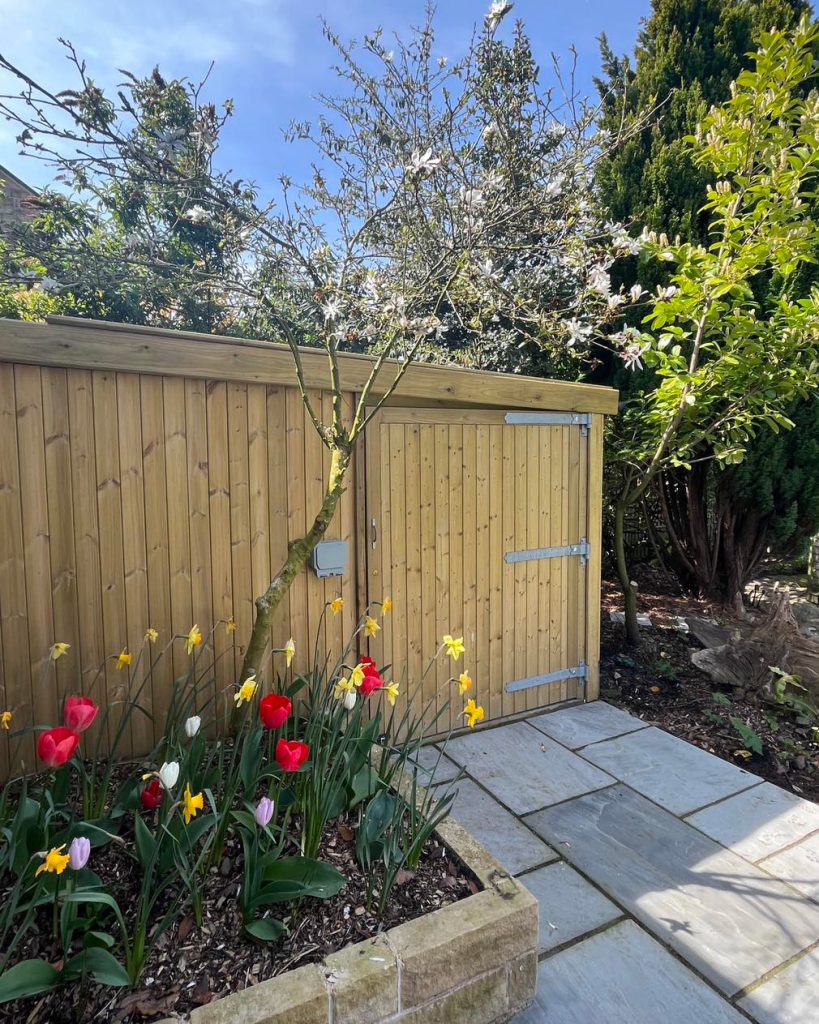 Earnshaws garden storage