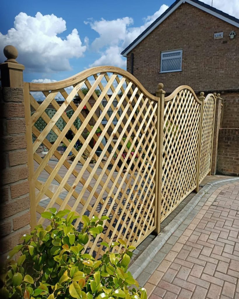 Earnshaws lattice fencing