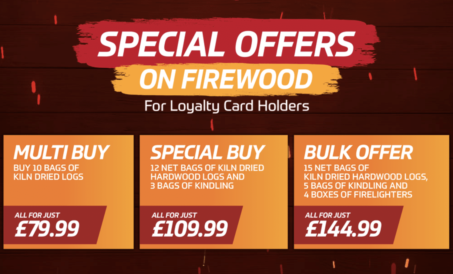 Earnshaws Firewood Offers