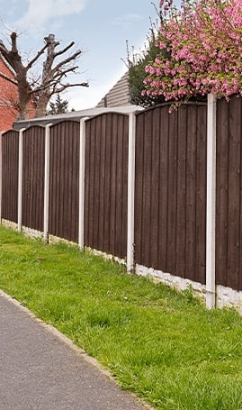 brown wooden fence