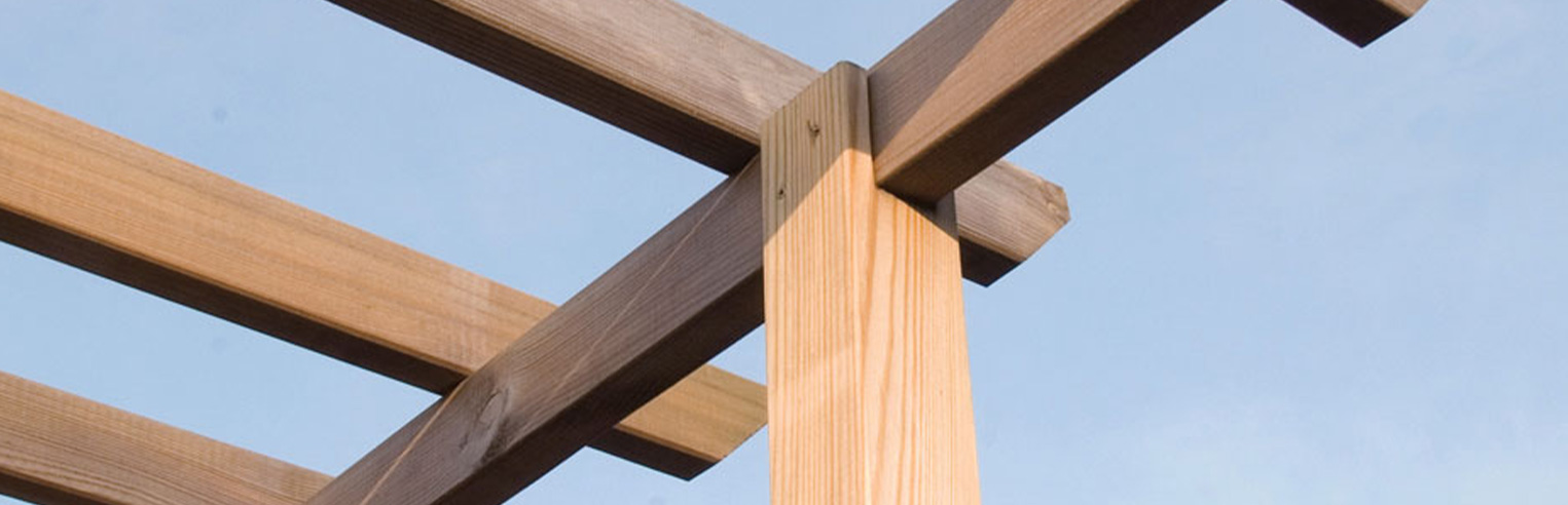 Earnshaws garden pergola posts