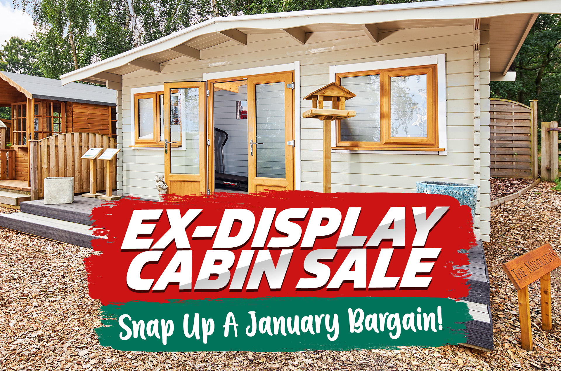 Ex display cabin sale