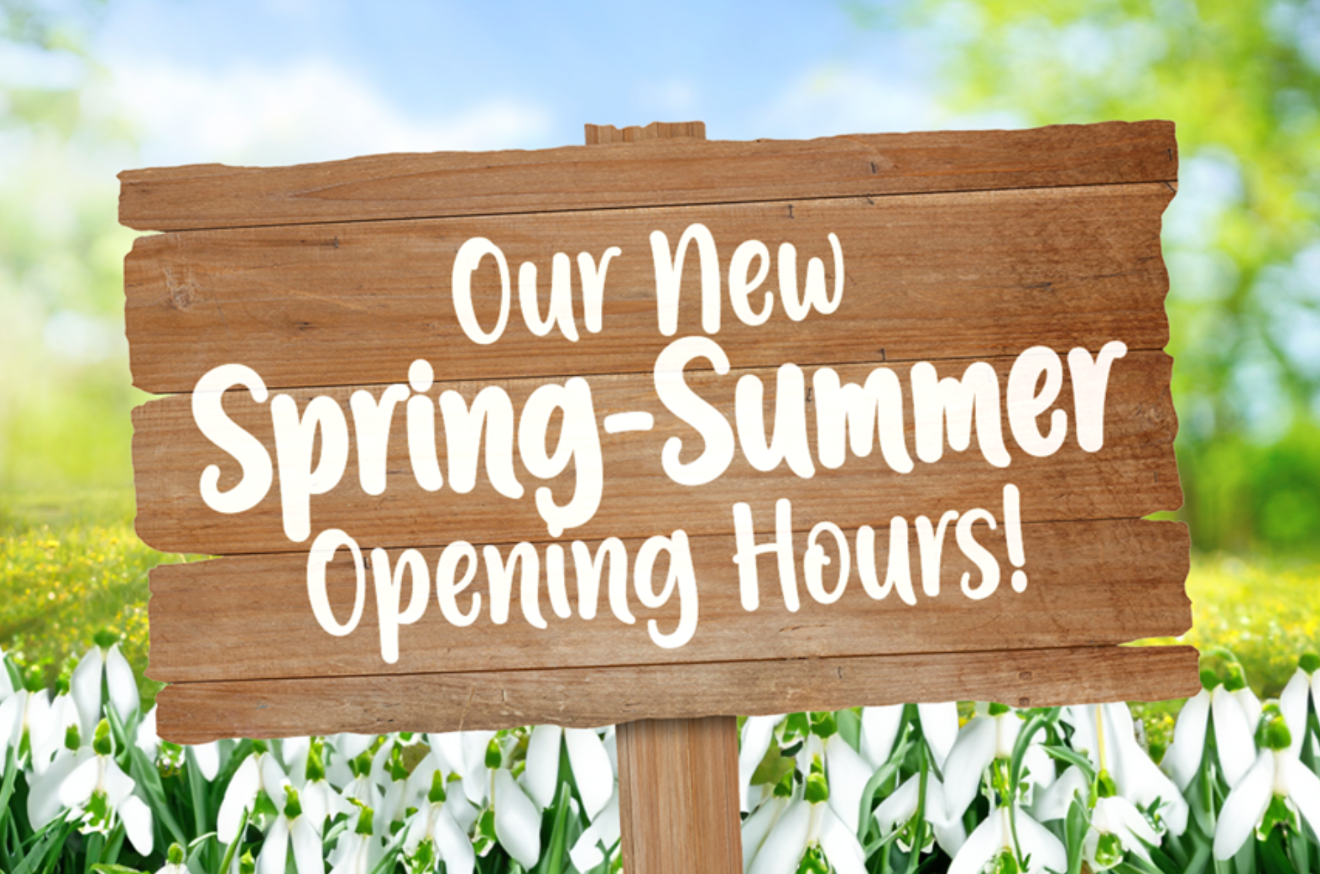 Spring-summer opening hours