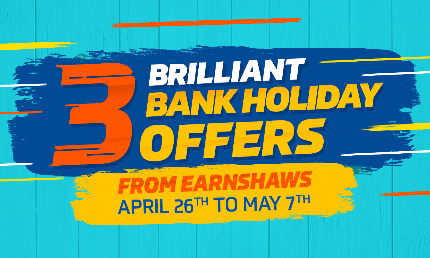 3 Brilliant Bank Holiday Offers