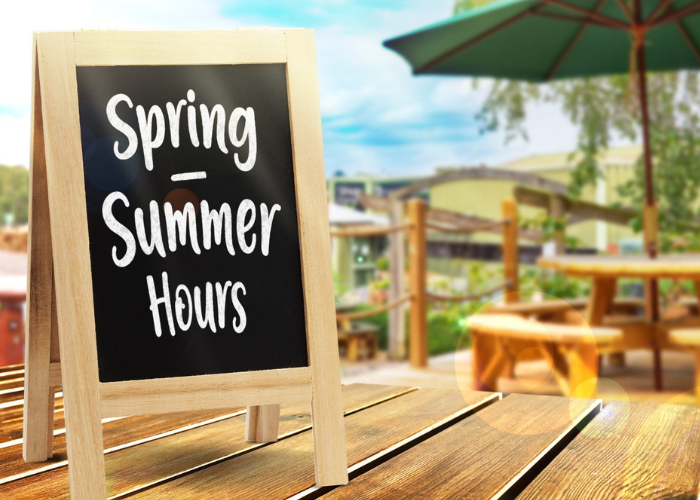 Spring-Summer Opening Hours