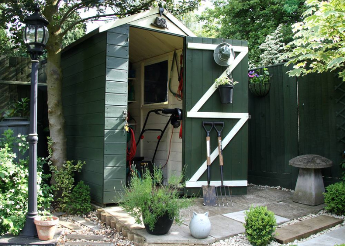 positioning in the garden