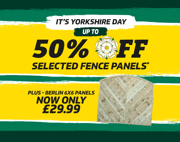 Yorkshire Day Fence Panel Offers
