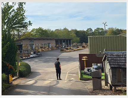 Site entrance in 2026